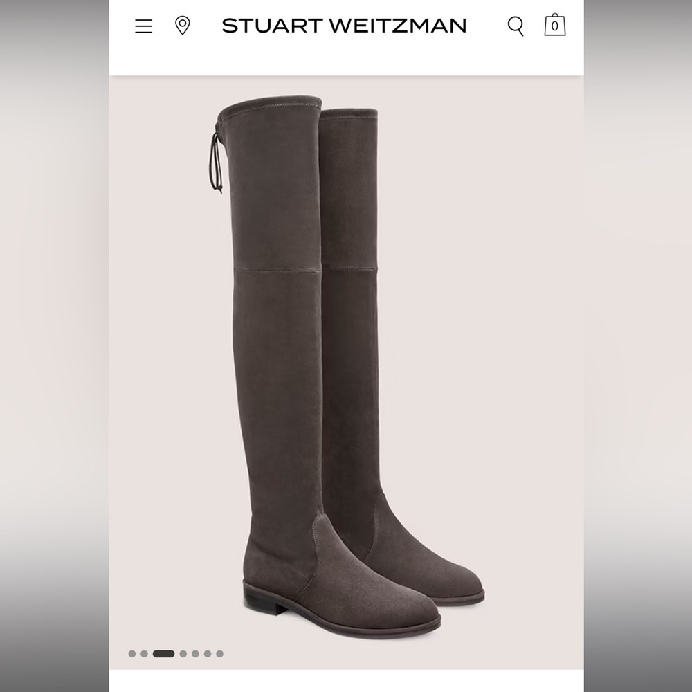 Stuart wietzman over the knee chocolate brown boots